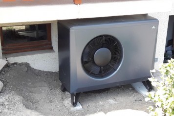 Installation d'une pompe à chaleur CTC EcoAir 614  - THONON LES BAINS - BALLAISON 