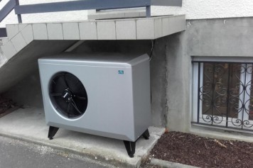 Installation d'une Pompe à chaleur air/eau extérieure CTC EcoAir 510 - VEIGY FONCENEX - THONON LES BAINS 