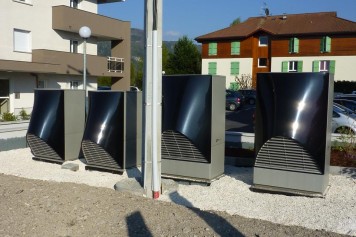 Installation de 4 Pompes à chaleur air/eau PRO - Alpha Innotec LW310 & LW180 -  ARENTHON - FILLINGES